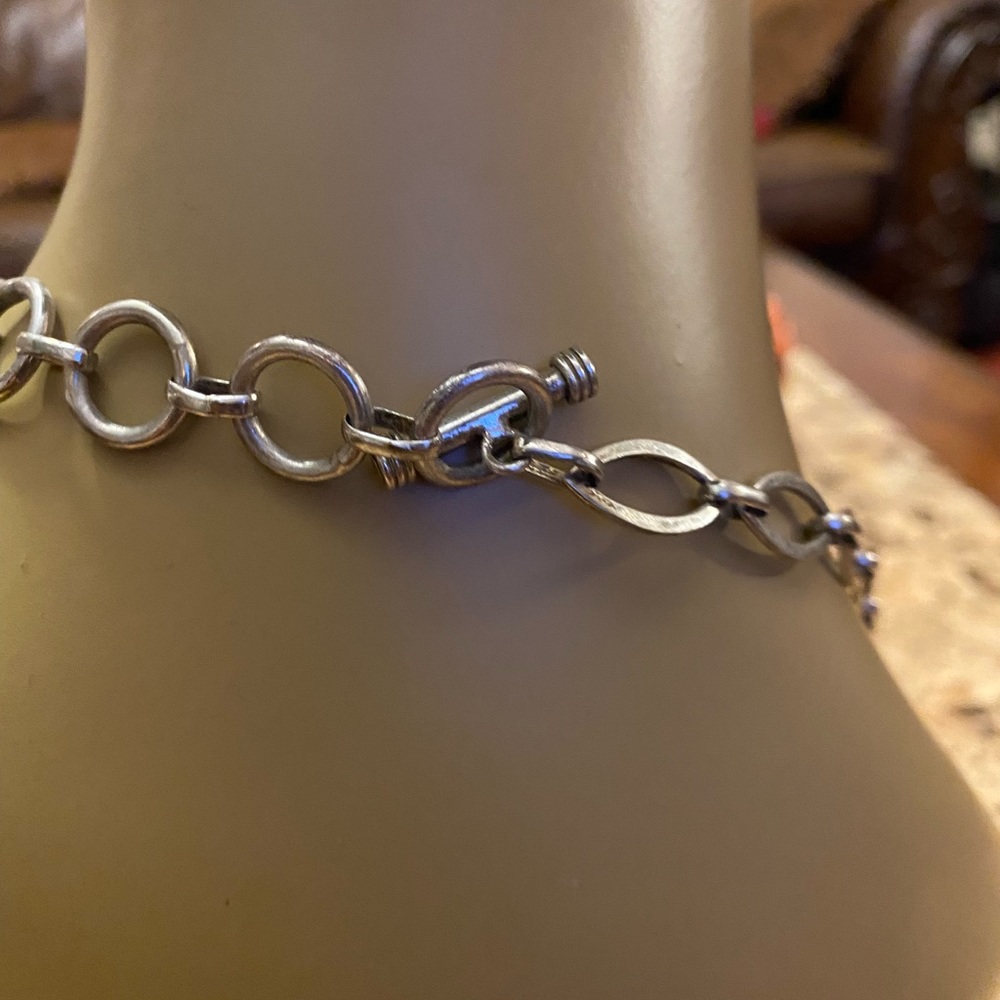 Multi Stone Statement Necklace 22 Inch - image 7